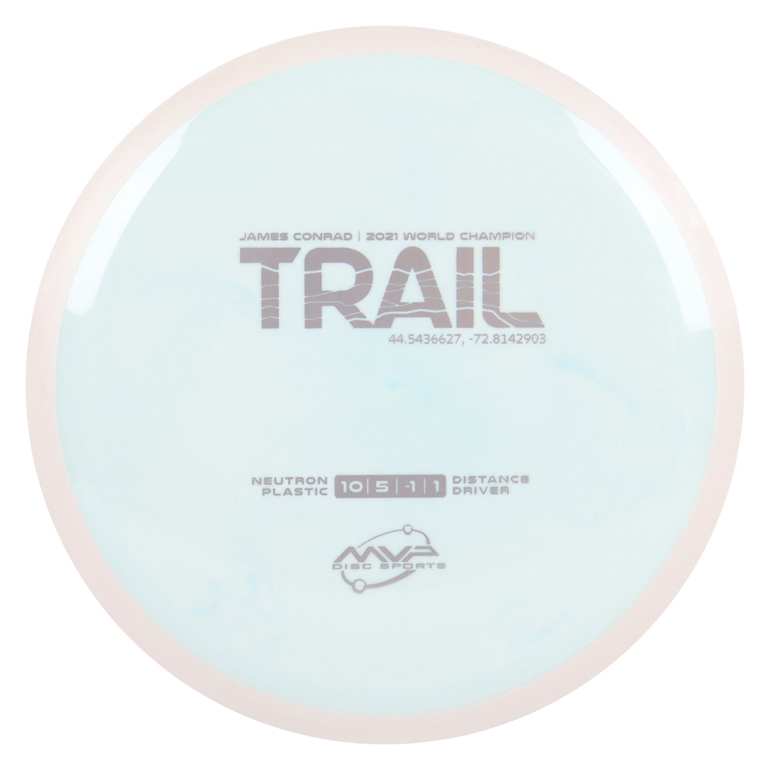 MVP Discs Sports Project Lab Coat James Conrad Neutron Trail Distance Driver 10/5/-1/1 - Choose Exact Disc