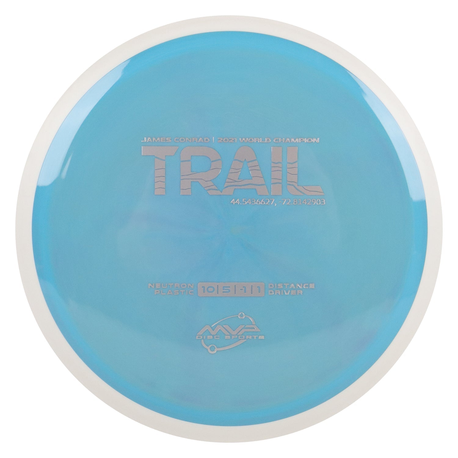 MVP Discs Sports Project Lab Coat James Conrad Neutron Trail Distance Driver 10/5/-1/1 - Choose Exact Disc