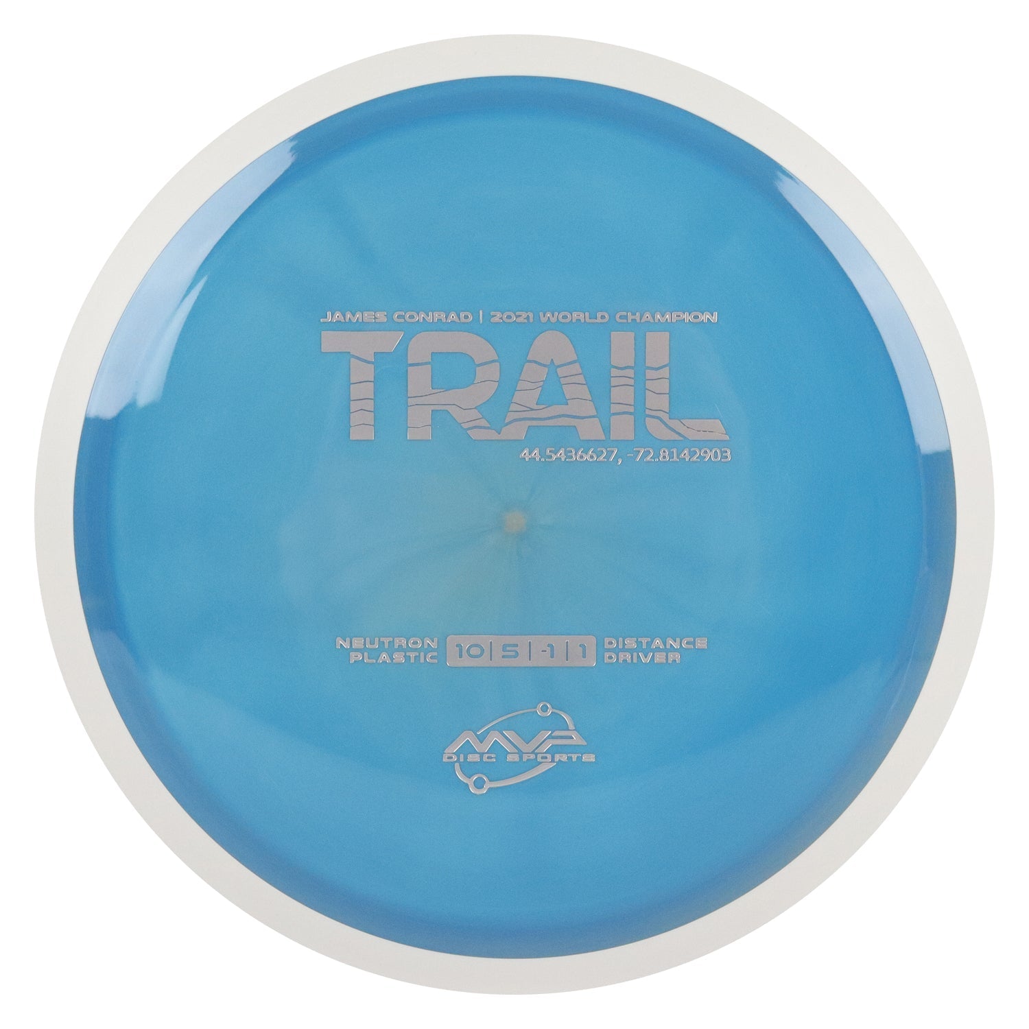 MVP Discs Sports Project Lab Coat James Conrad Neutron Trail Distance Driver 10/5/-1/1 - Choose Exact Disc