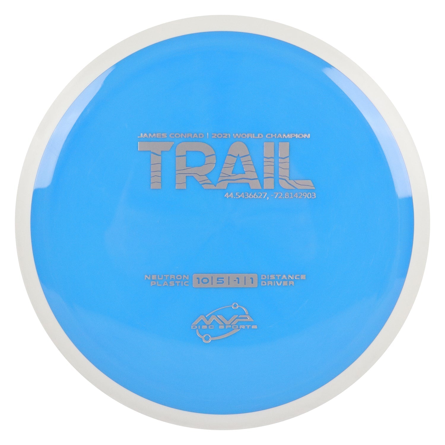 MVP Discs Sports Project Lab Coat James Conrad Neutron Trail Distance Driver 10/5/-1/1 - Choose Exact Disc