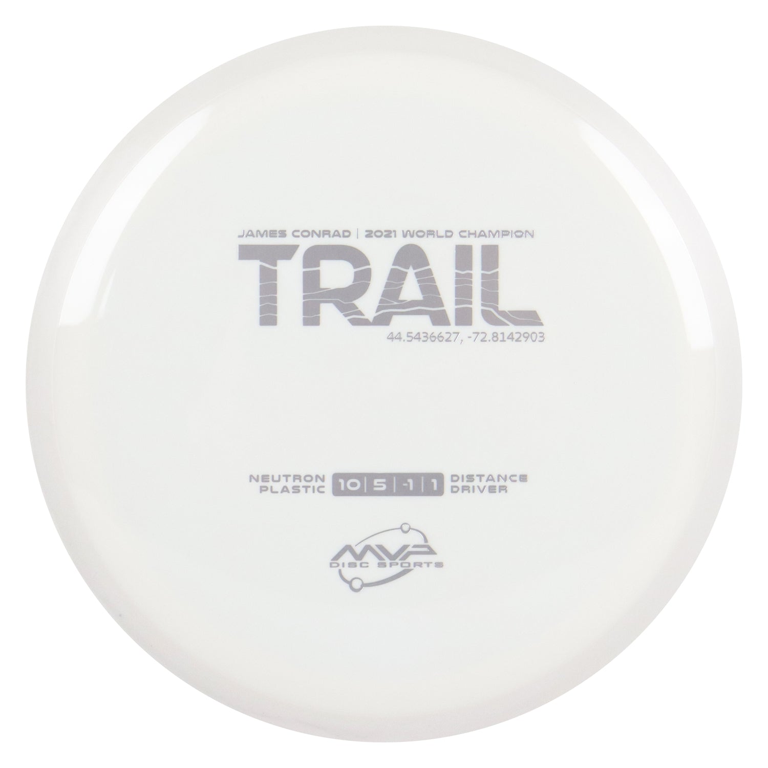 MVP Discs Sports Project Lab Coat James Conrad Neutron Trail Distance Driver 10/5/-1/1 - Choose Exact Disc