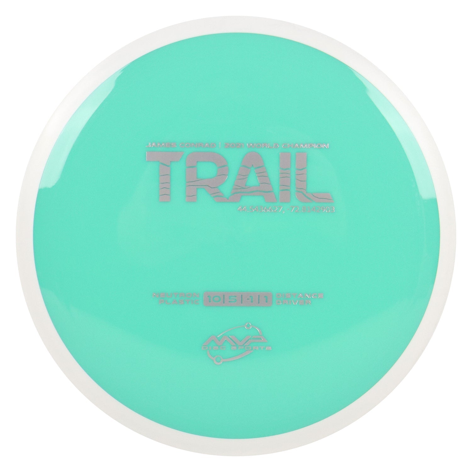 MVP Discs Sports Project Lab Coat James Conrad Neutron Trail Distance Driver 10/5/-1/1 - Choose Exact Disc