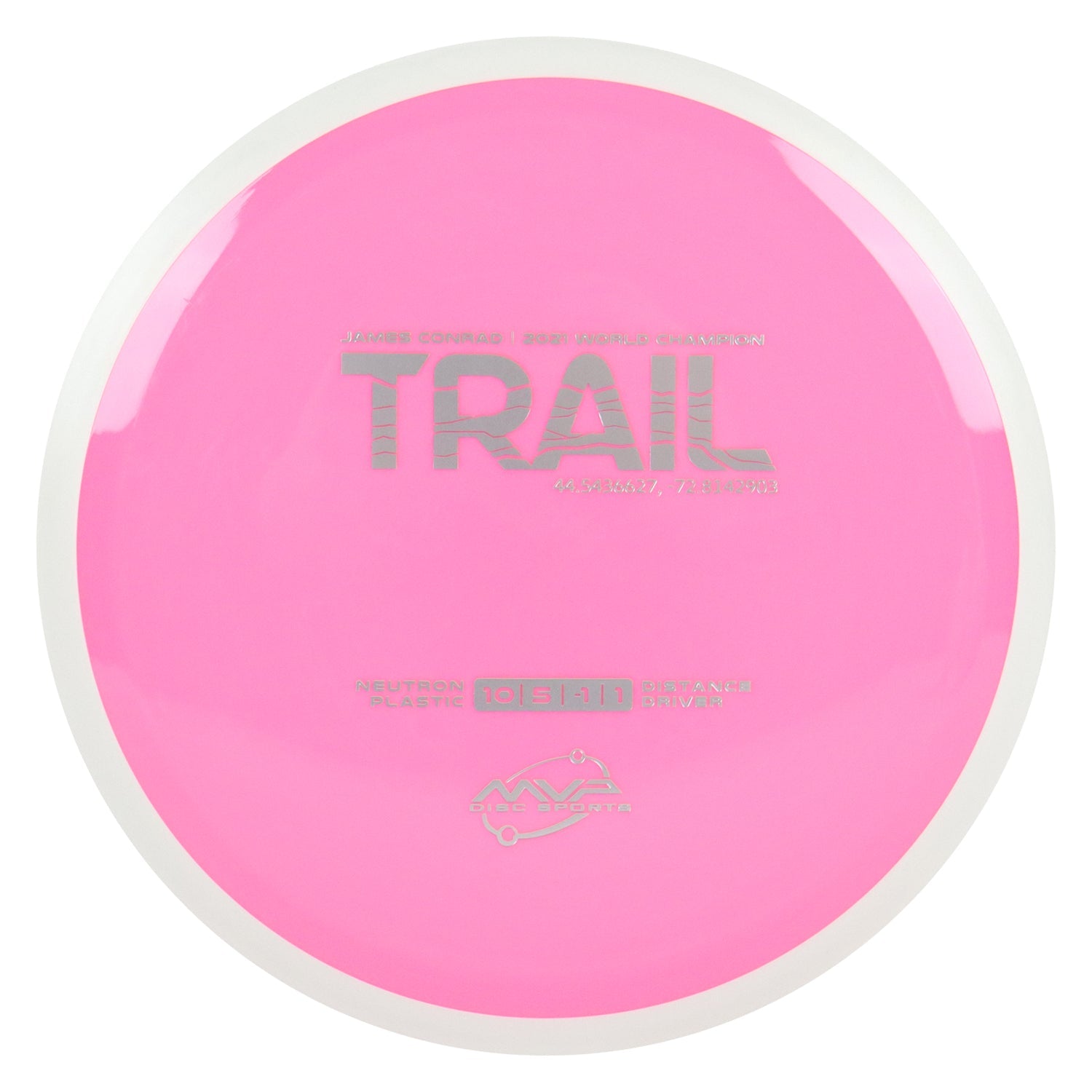 MVP Discs Sports Project Lab Coat James Conrad Neutron Trail Distance Driver 10/5/-1/1 - Choose Exact Disc