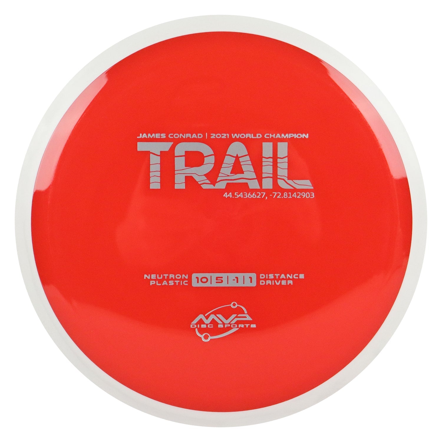 MVP Discs Sports Project Lab Coat James Conrad Neutron Trail Distance Driver 10/5/-1/1 - Choose Exact Disc