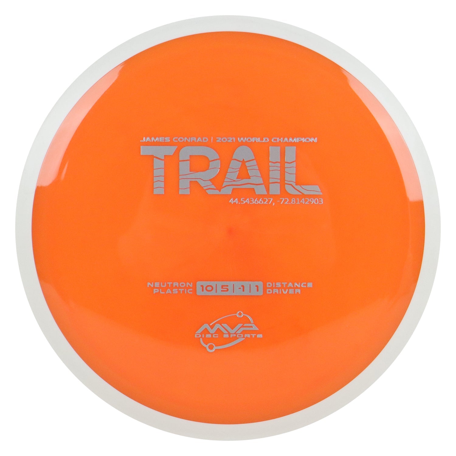 MVP Discs Sports Project Lab Coat James Conrad Neutron Trail Distance Driver 10/5/-1/1 - Choose Exact Disc