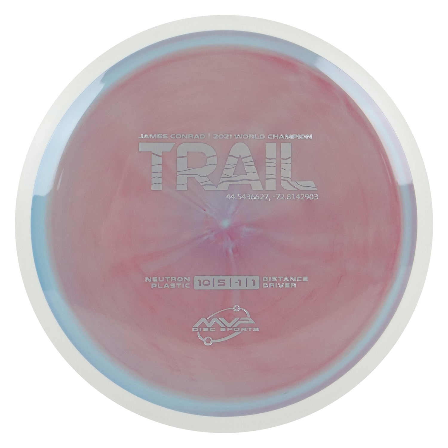 MVP Discs Sports Project Lab Coat James Conrad Neutron Trail Distance Driver 10/5/-1/1 - Choose Exact Disc