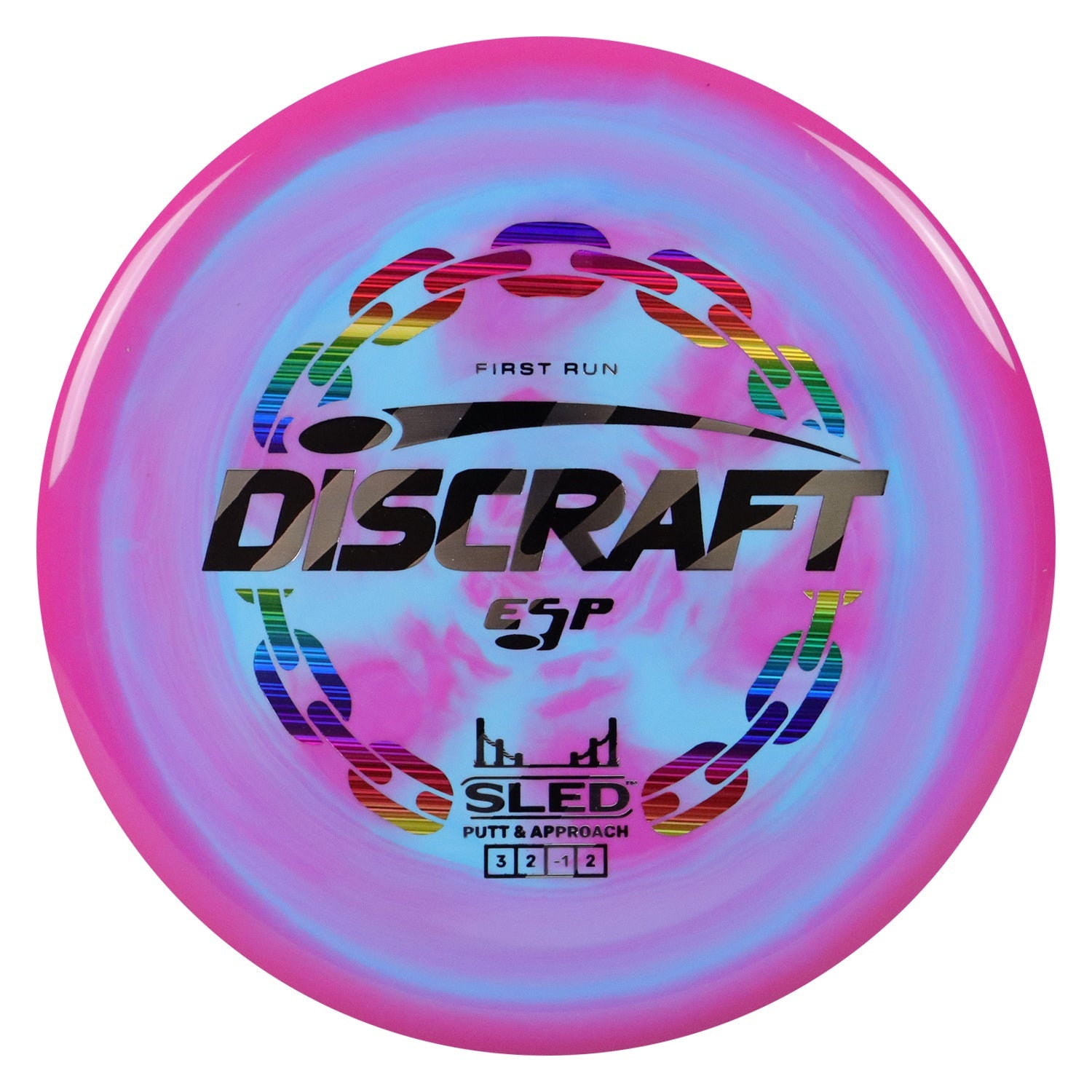 Discraft Disc Golf First Run ESP Sled Putt and Approach 3/2/-1/2 - Choose Exact Disc