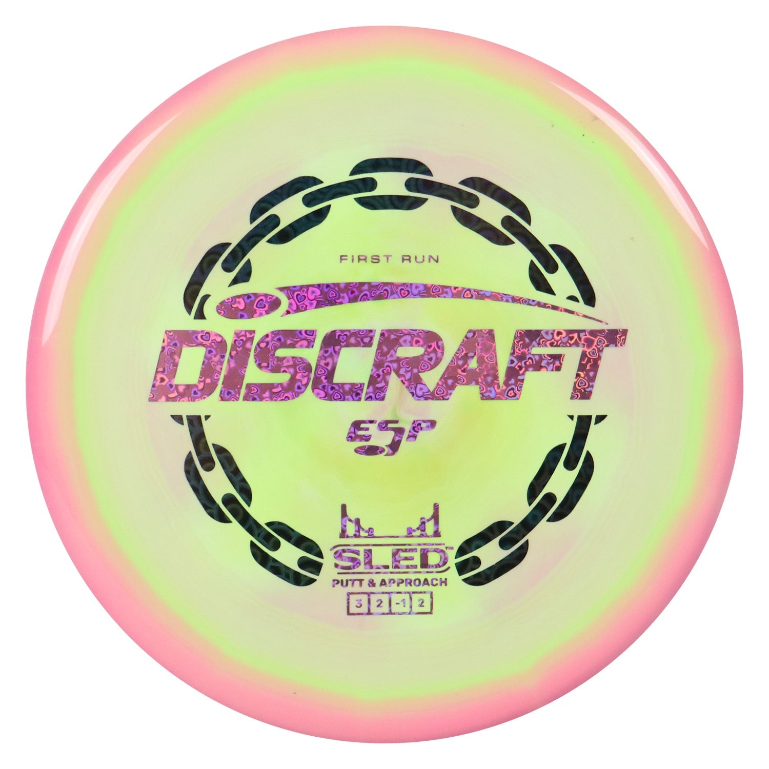 Discraft Disc Golf First Run ESP Sled Putt and Approach 3/2/-1/2 - Choose Exact Disc