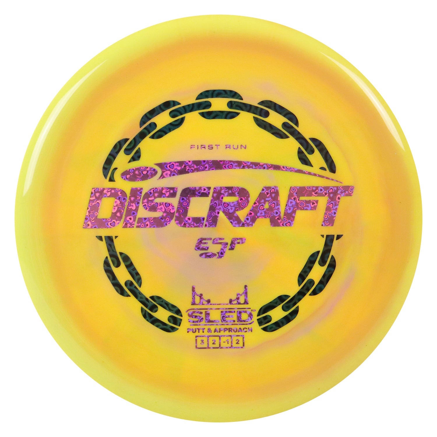 Discraft Disc Golf First Run ESP Sled Putt and Approach 3/2/-1/2 - Choose Exact Disc