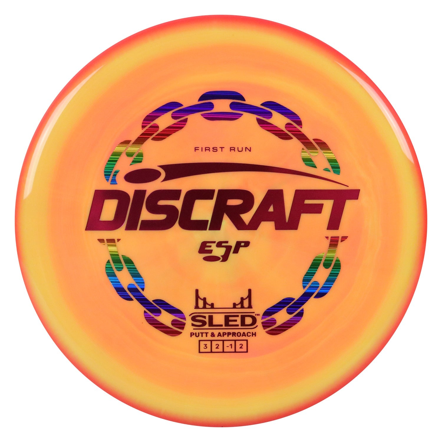 Discraft Disc Golf First Run ESP Sled Putt and Approach 3/2/-1/2 - Choose Exact Disc