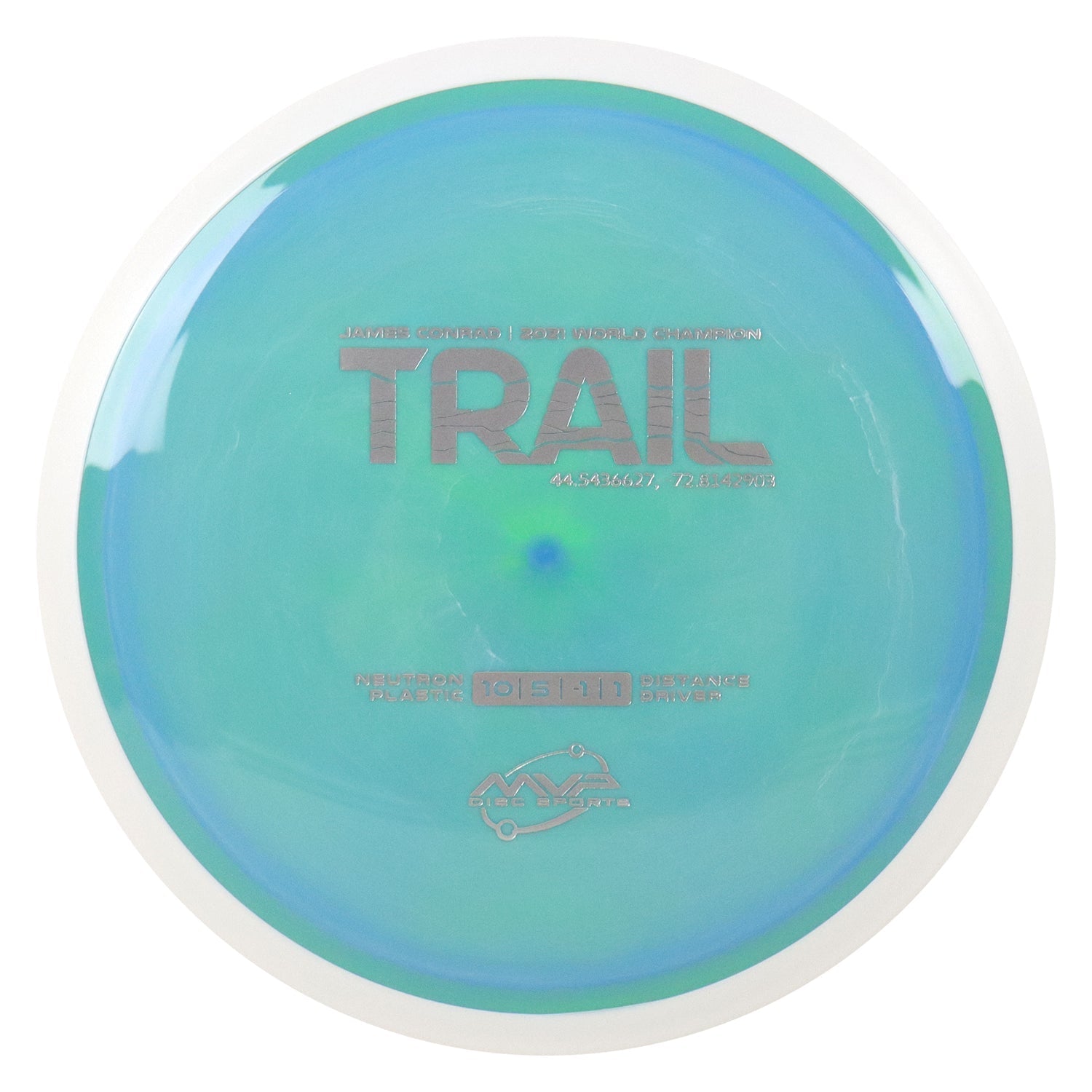 MVP Discs Sports Project Lab Coat James Conrad Neutron Trail Distance Driver 10/5/-1/1 - Choose Exact Disc