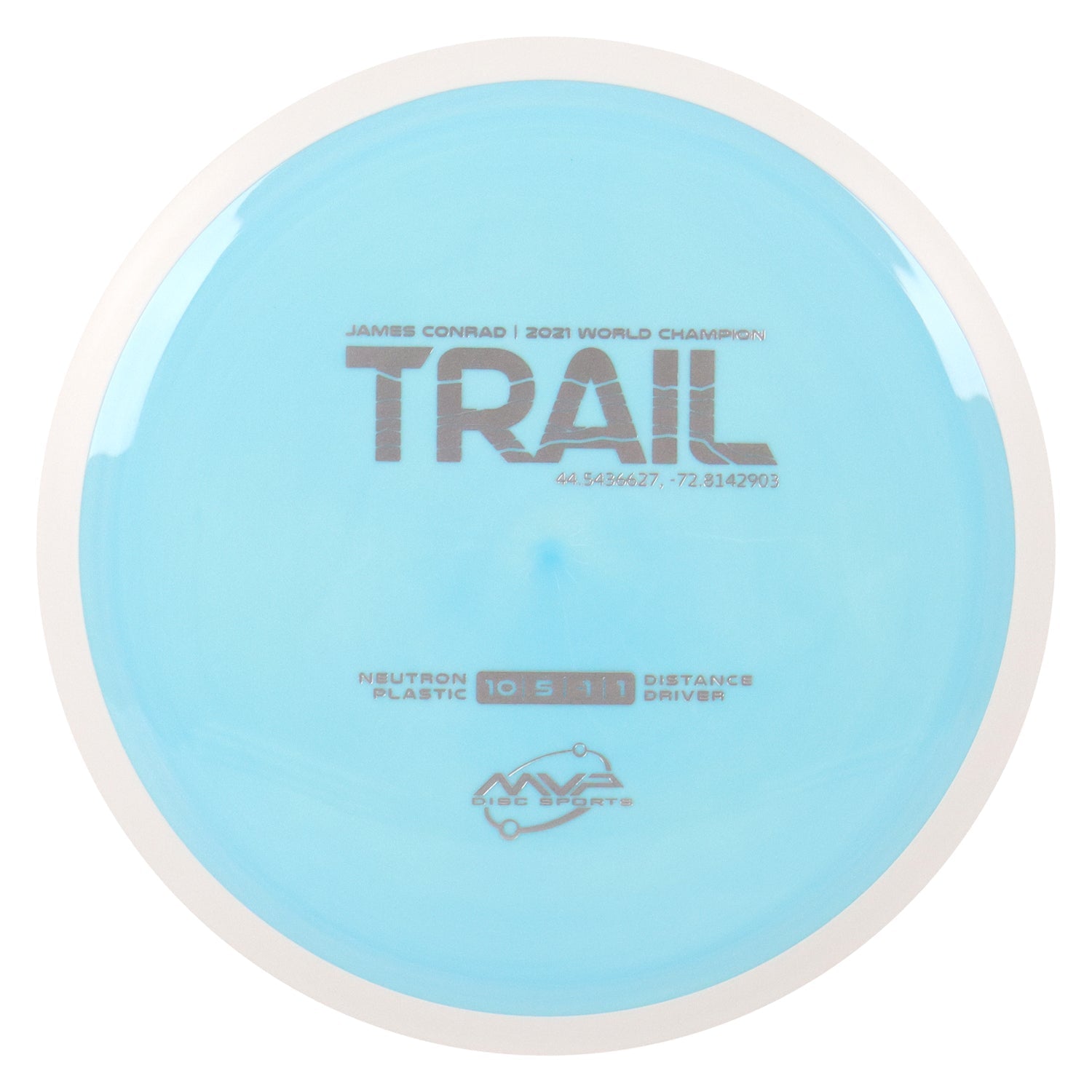 MVP Discs Sports Project Lab Coat James Conrad Neutron Trail Distance Driver 10/5/-1/1 - Choose Exact Disc
