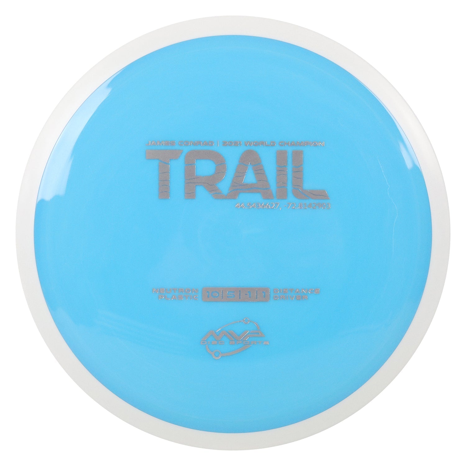 MVP Discs Sports Project Lab Coat James Conrad Neutron Trail Distance Driver 10/5/-1/1 - Choose Exact Disc