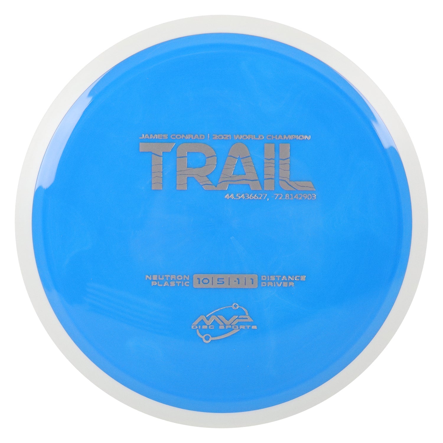 MVP Discs Sports Project Lab Coat James Conrad Neutron Trail Distance Driver 10/5/-1/1 - Choose Exact Disc