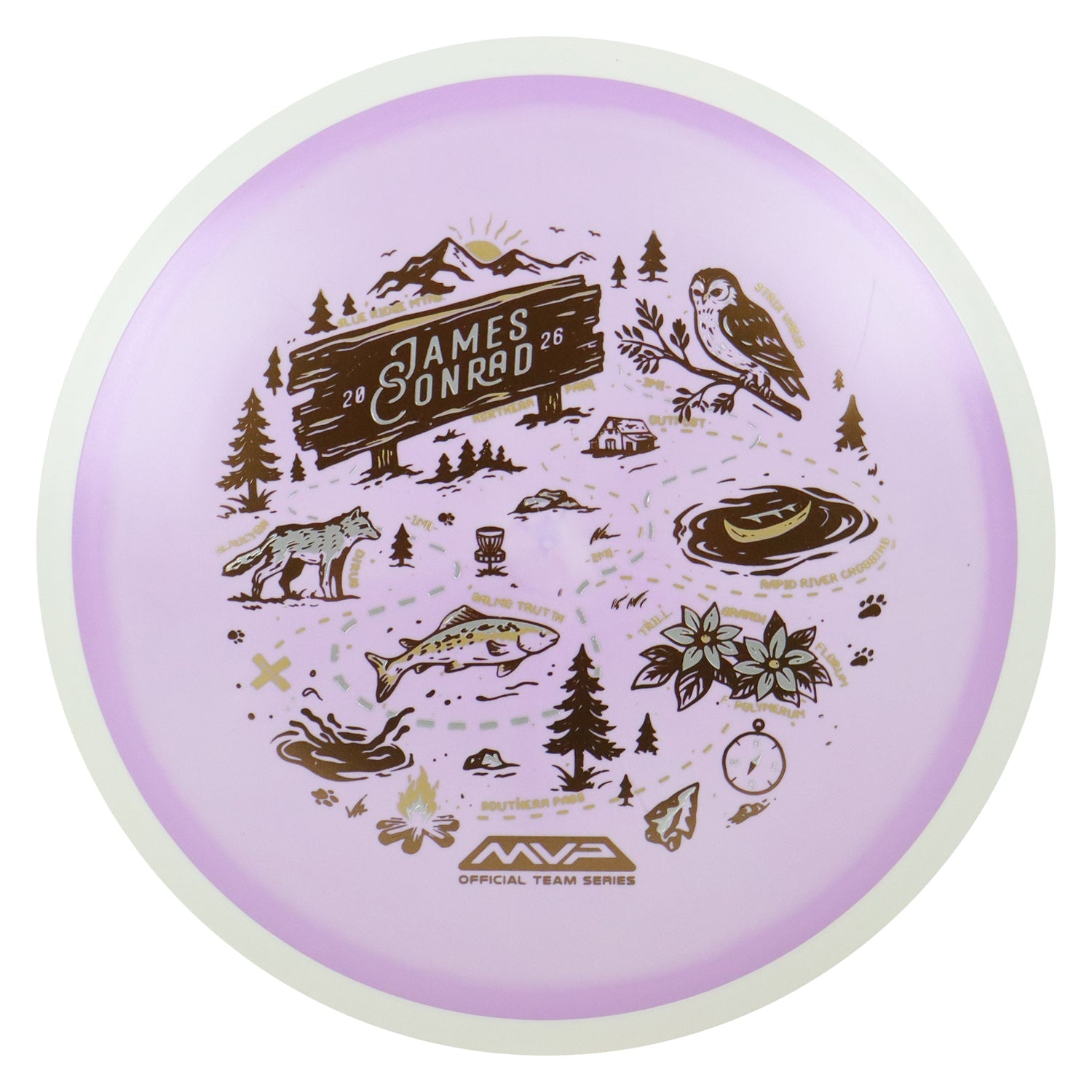 MVP Disc Sports James Conrad Team Series Fission Trail Distance Driver - Choose Exact Disc