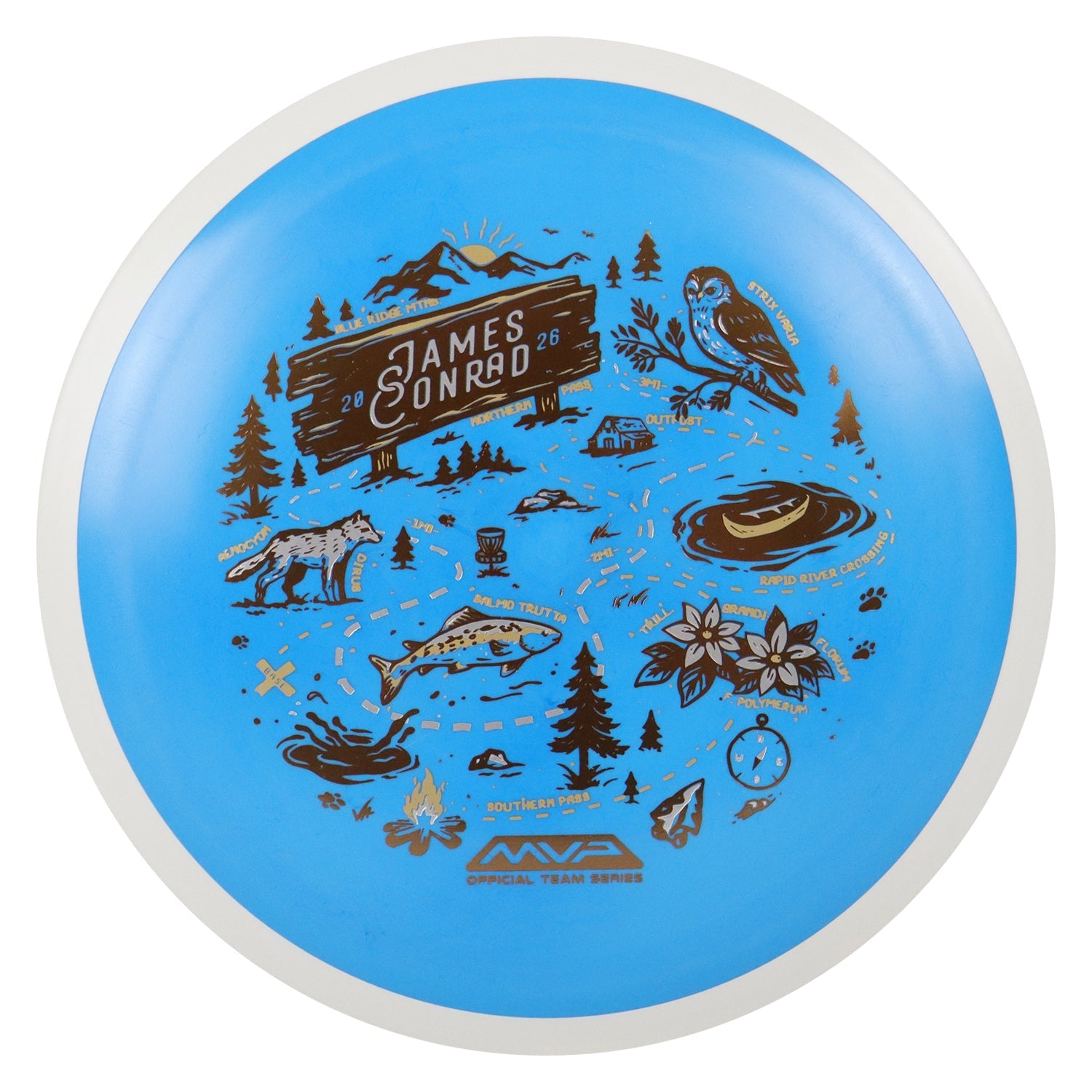 MVP Disc Sports James Conrad Team Series Fission Trail Distance Driver - Choose Exact Disc