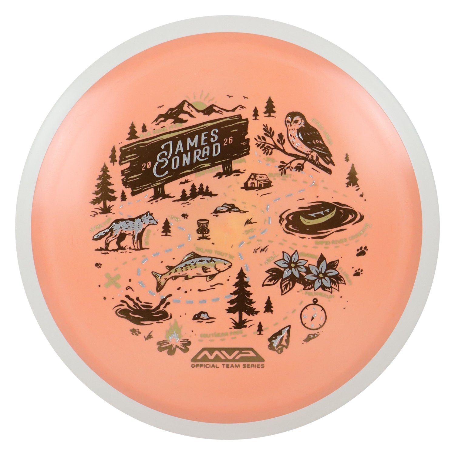 MVP Disc Sports James Conrad Team Series Fission Trail Distance Driver - Choose Exact Disc