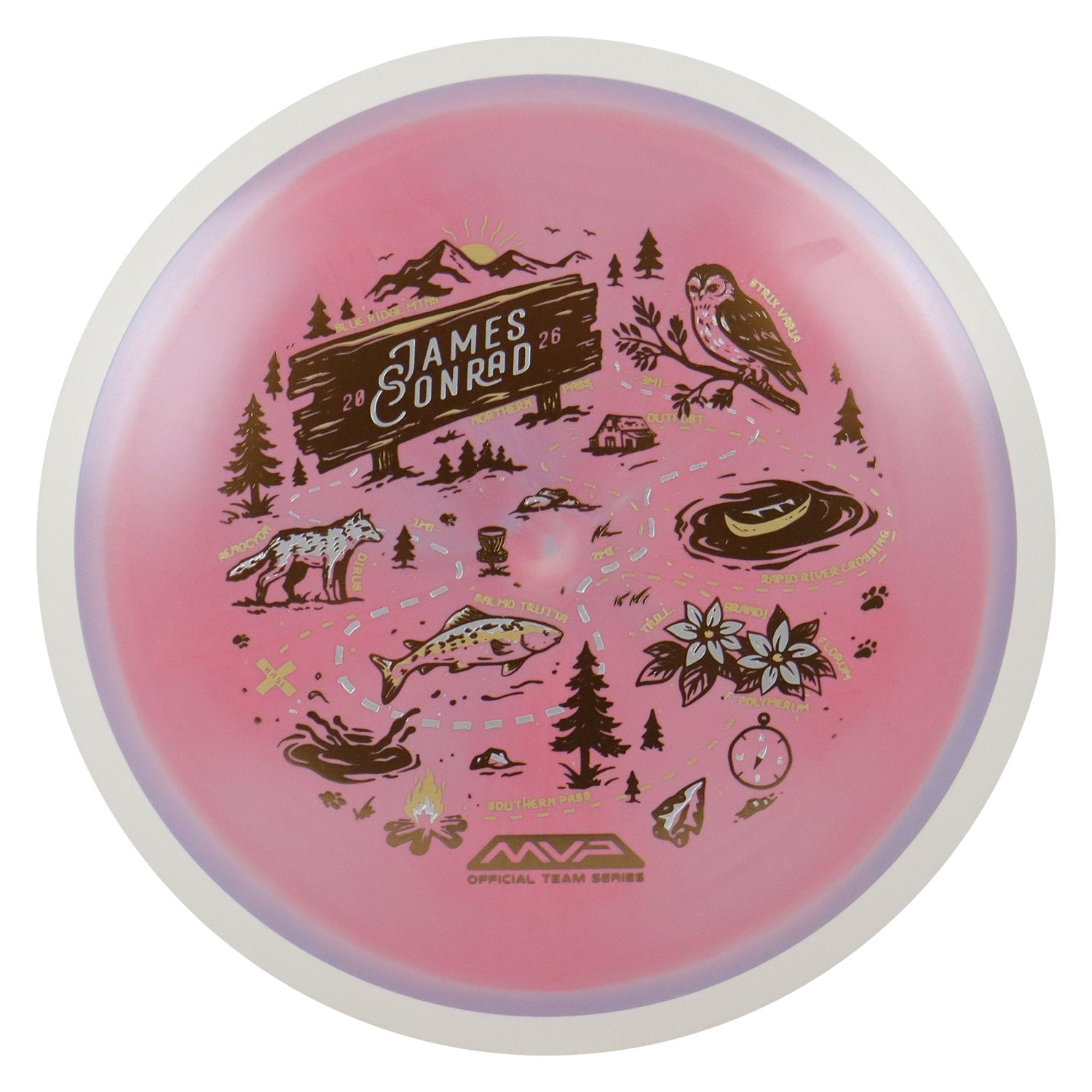 MVP Disc Sports James Conrad Team Series Fission Trail Distance Driver - Choose Exact Disc