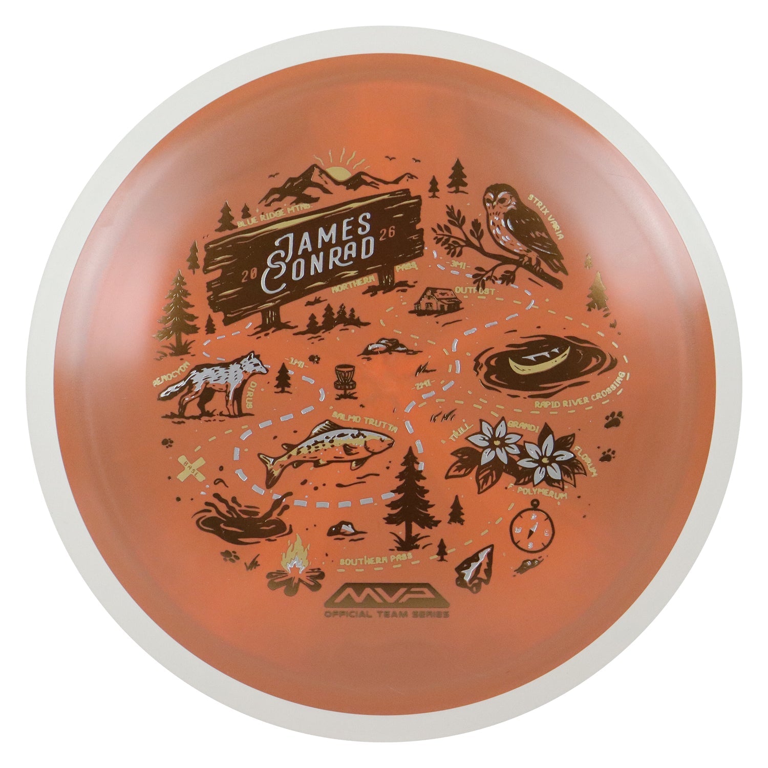 MVP Disc Sports James Conrad Team Series Fission Trail Distance Driver - Choose Exact Disc