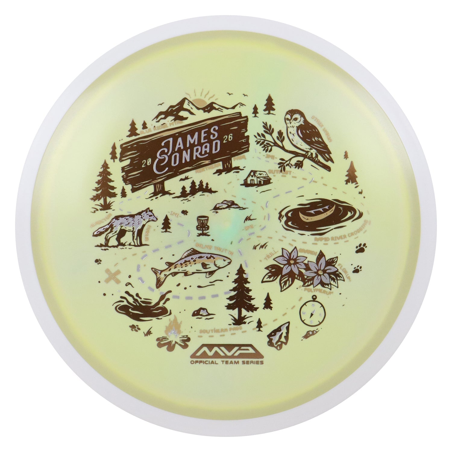 MVP Disc Sports James Conrad Team Series Fission Trail Distance Driver - Choose Exact Disc