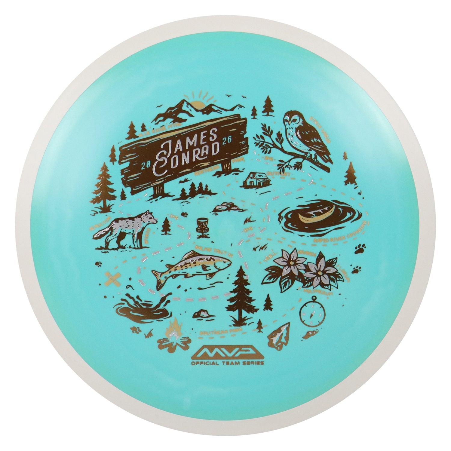 MVP Disc Sports James Conrad Team Series Fission Trail Distance Driver - Choose Exact Disc