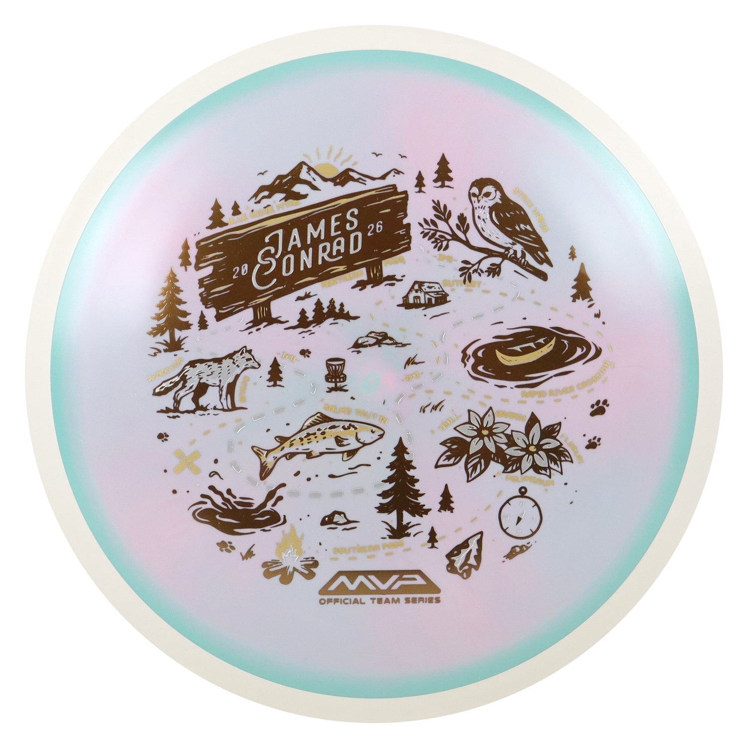 MVP Disc Sports James Conrad Team Series Fission Trail Distance Driver - Choose Exact Disc