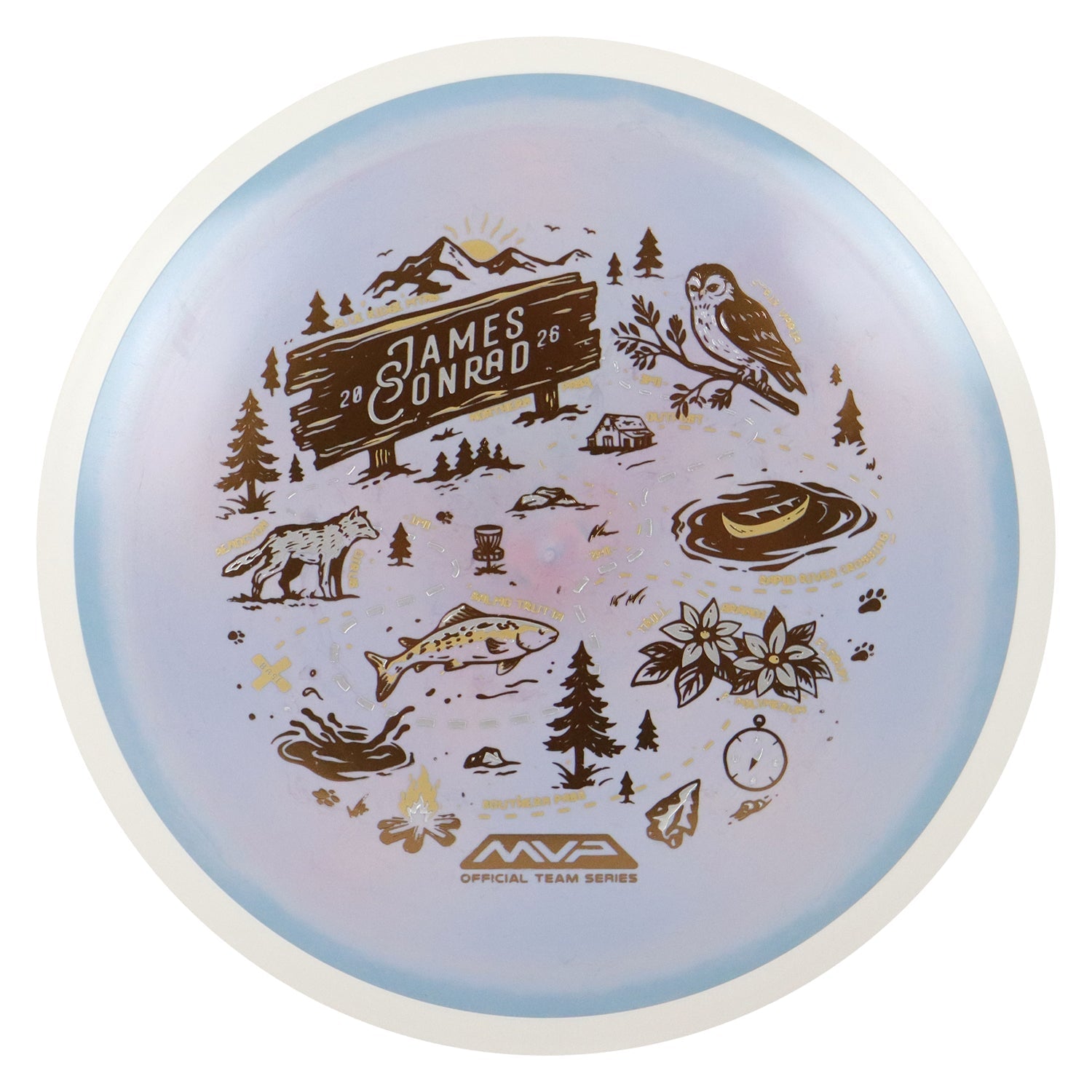 MVP Disc Sports James Conrad Team Series Fission Trail Distance Driver - Choose Exact Disc