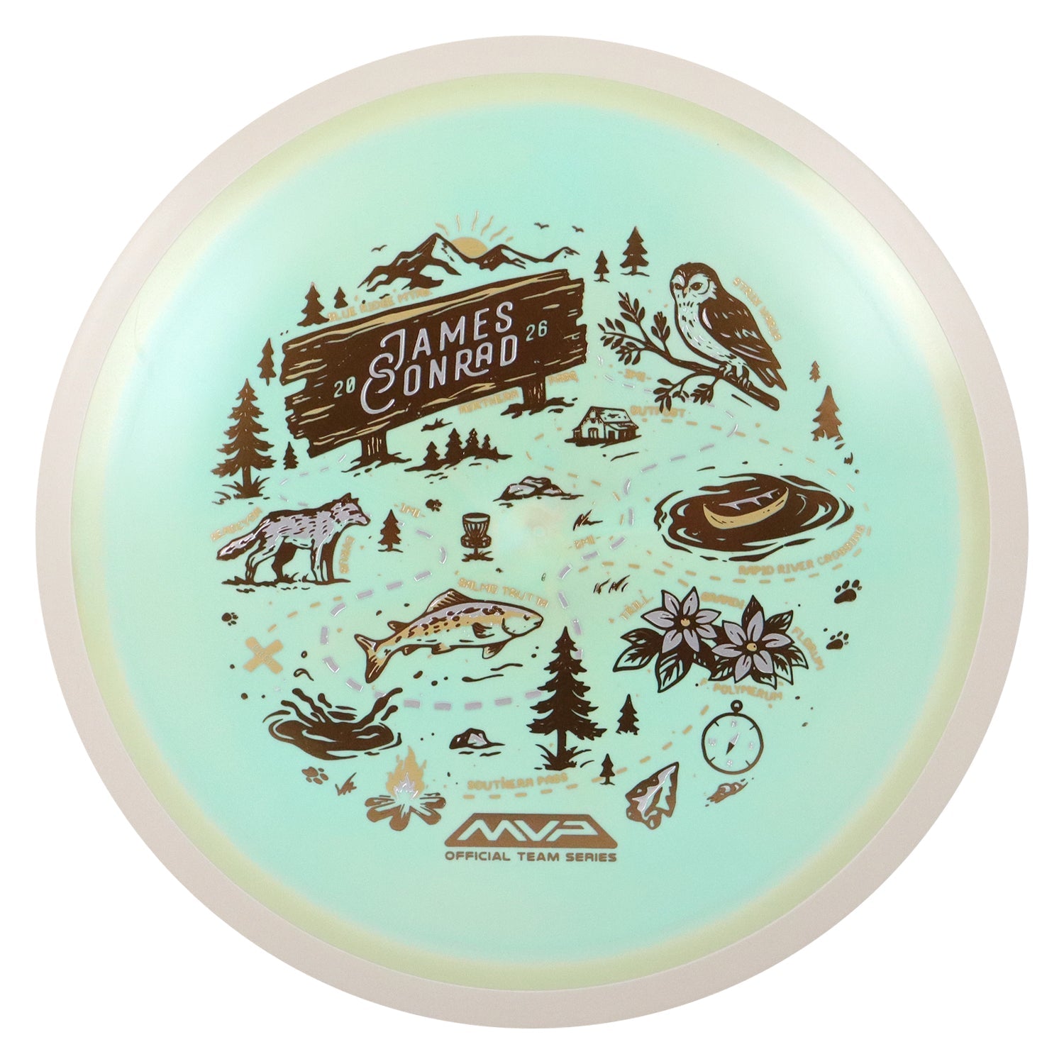 MVP Disc Sports James Conrad Team Series Fission Trail Distance Driver - Choose Exact Disc