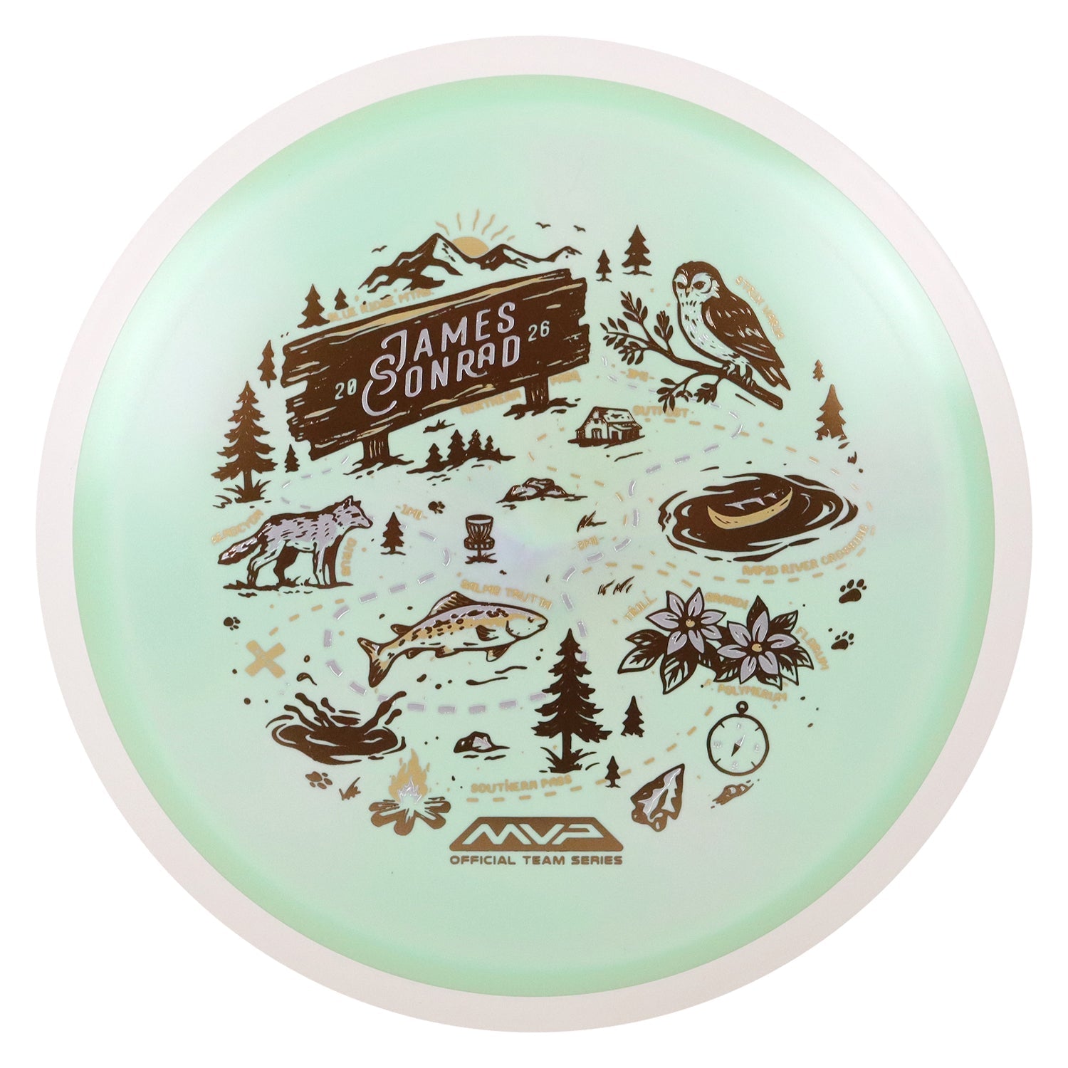MVP Disc Sports James Conrad Team Series Fission Trail Distance Driver - Choose Exact Disc