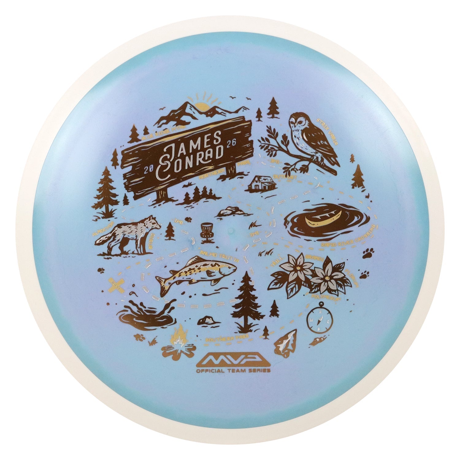 MVP Disc Sports James Conrad Team Series Fission Trail Distance Driver - Choose Exact Disc