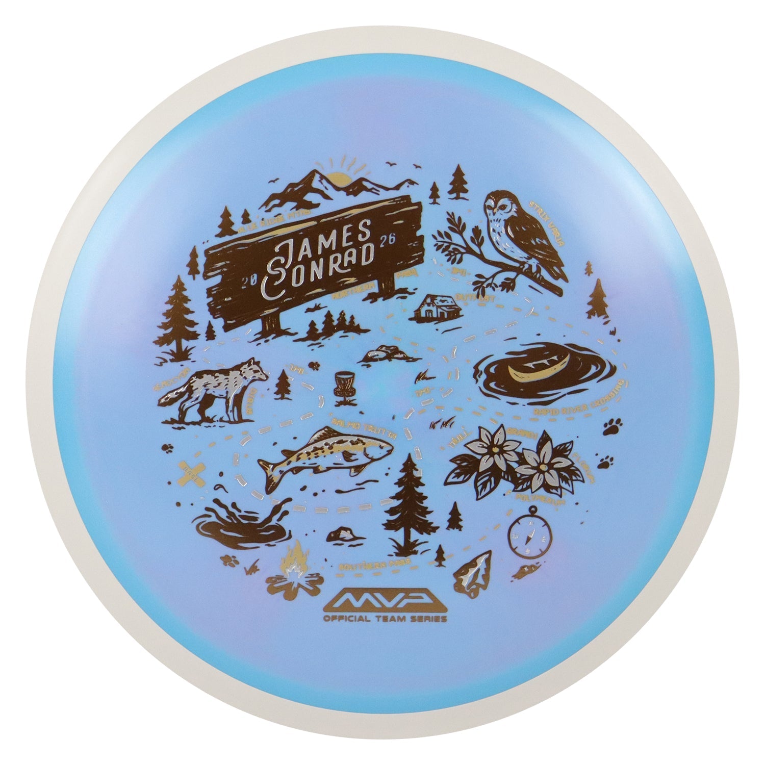 MVP Disc Sports James Conrad Team Series Fission Trail Distance Driver - Choose Exact Disc
