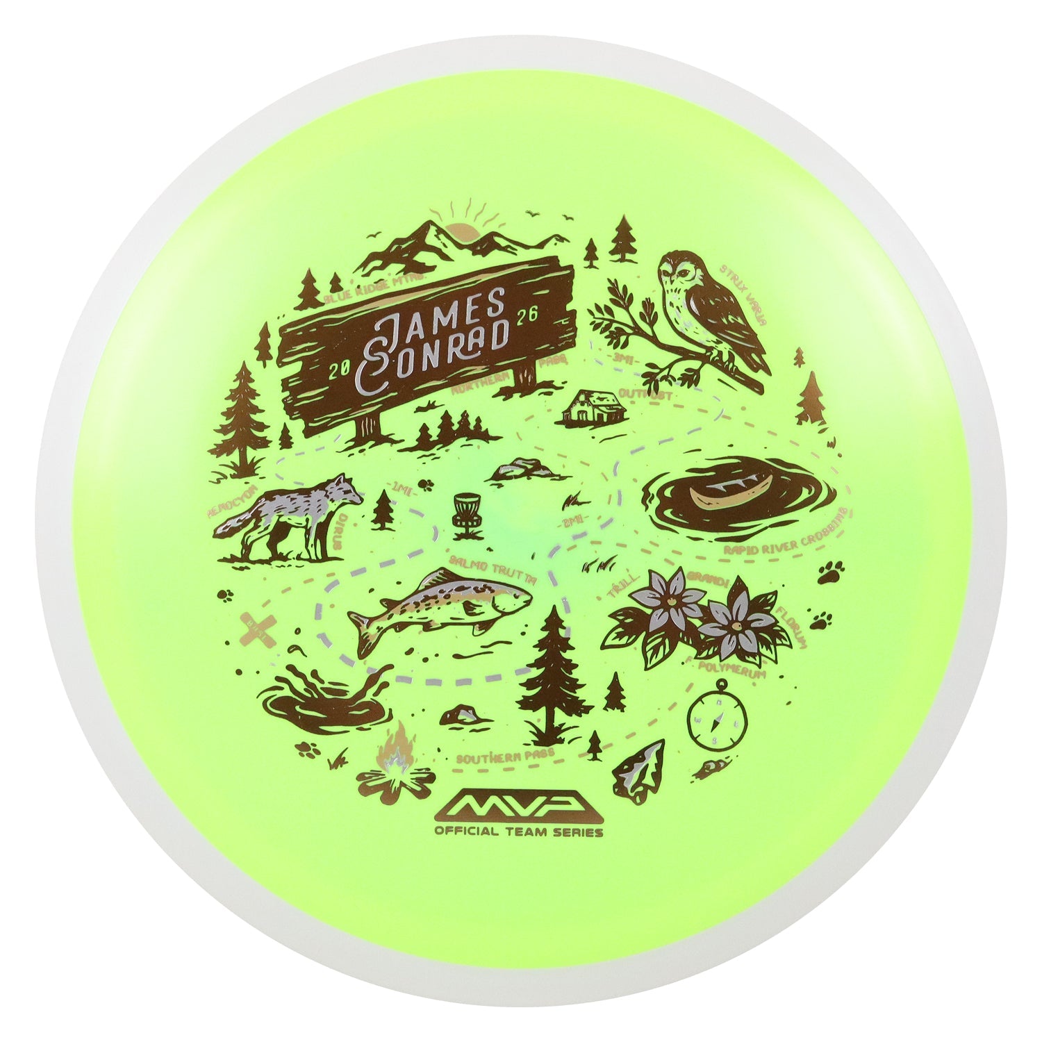 MVP Disc Sports James Conrad Team Series Fission Trail Distance Driver - Choose Exact Disc