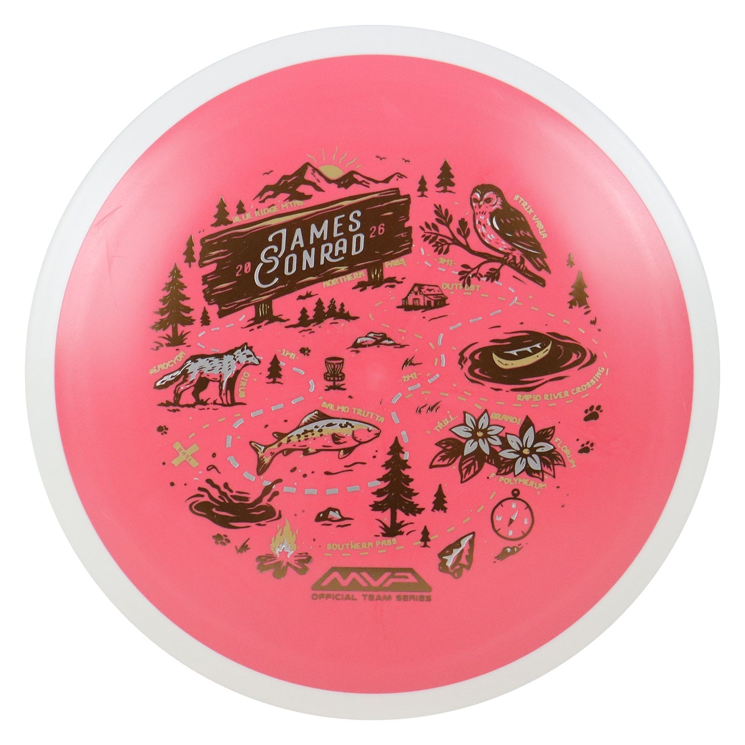 MVP Disc Sports James Conrad Team Series Fission Trail Distance Driver - Choose Exact Disc