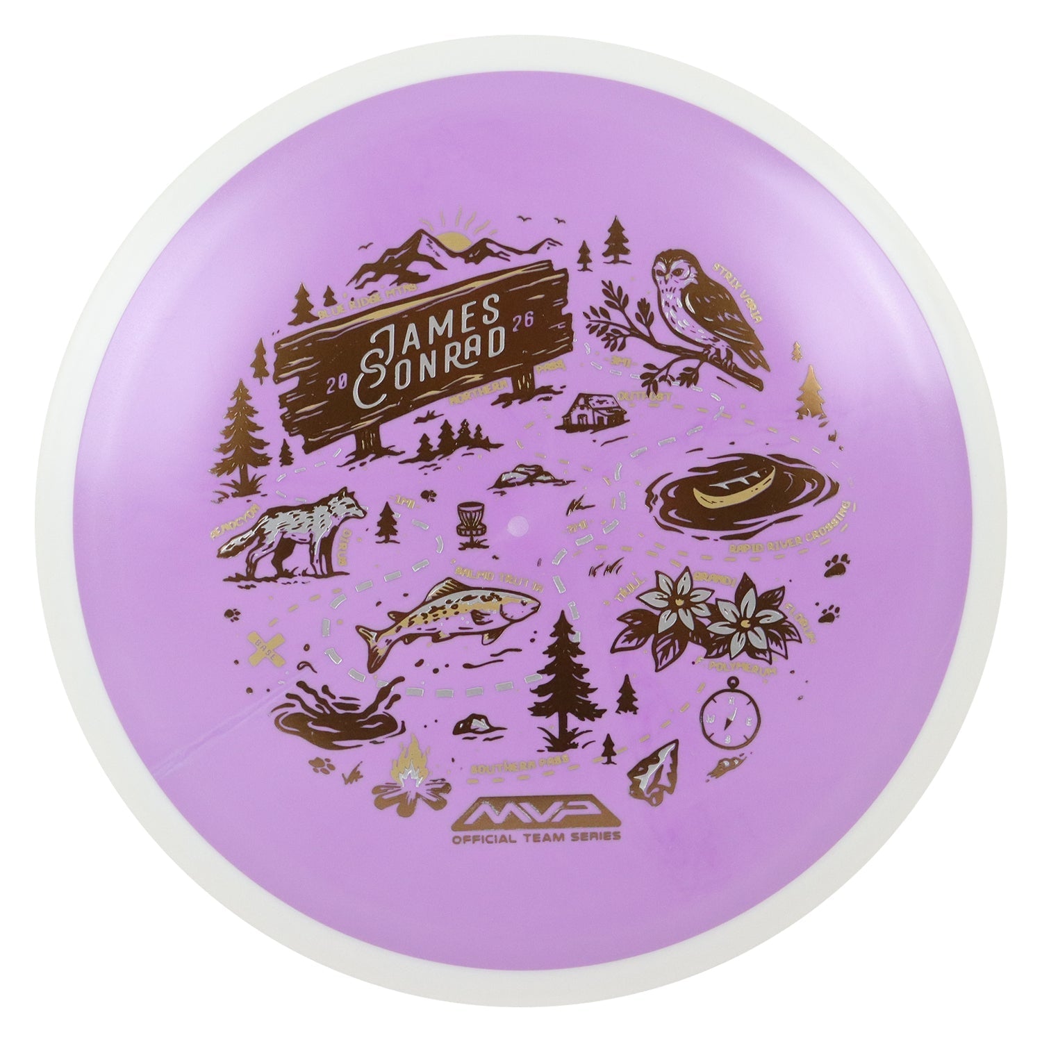 MVP Disc Sports James Conrad Team Series Fission Trail Distance Driver - Choose Exact Disc