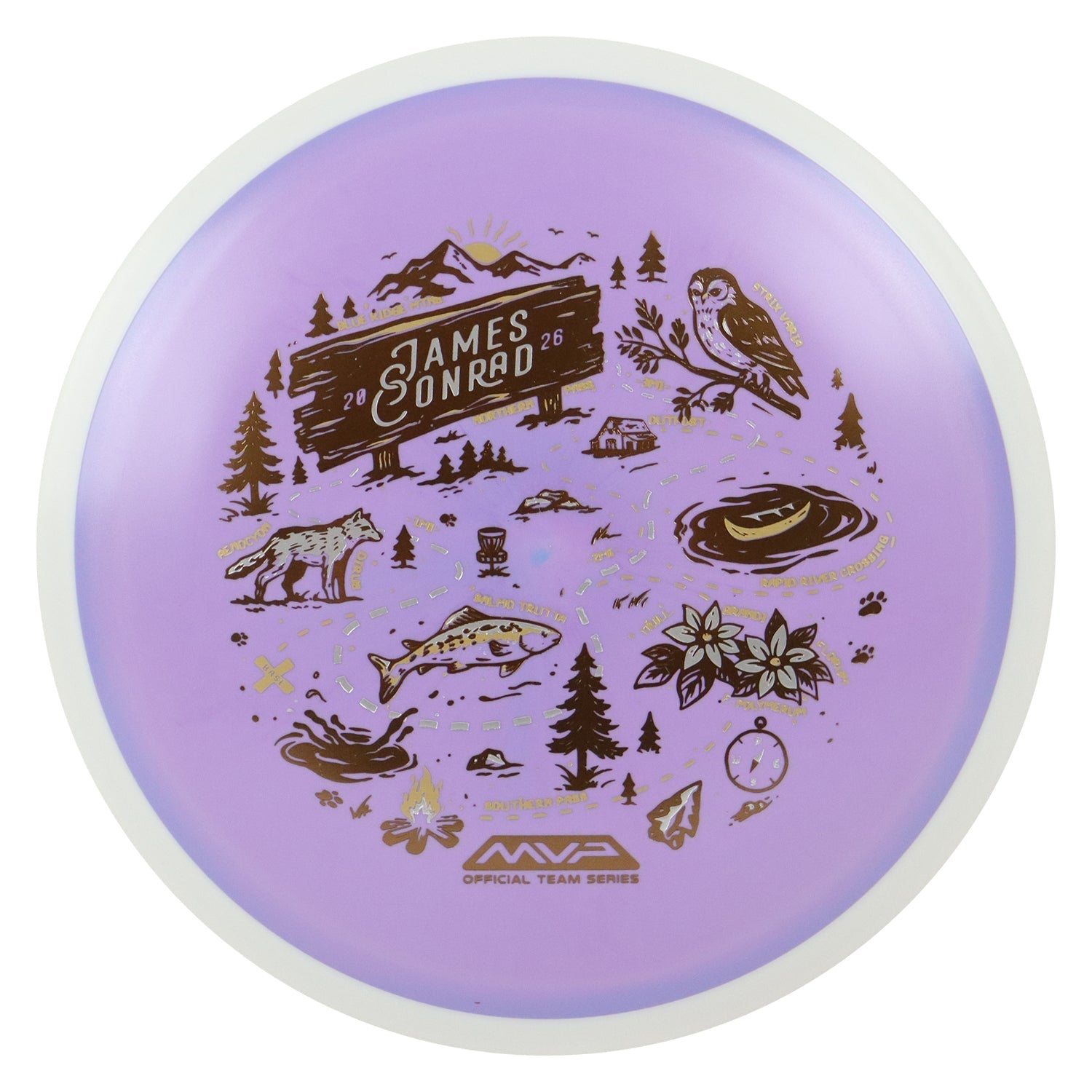 MVP Disc Sports James Conrad Team Series Fission Trail Distance Driver - Choose Exact Disc