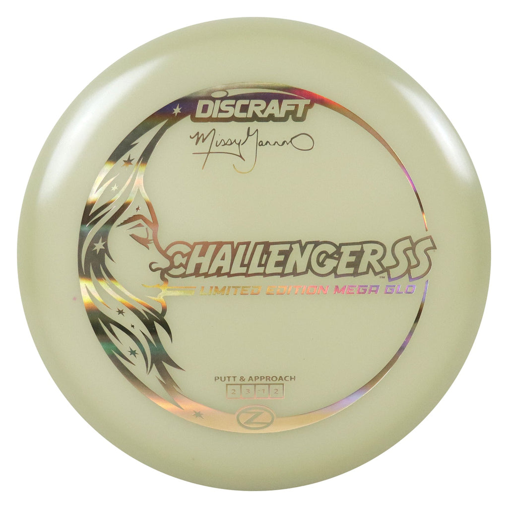 Discraft Disc Golf 2026 Missy Gannon Mega-Glo Challenger SS Putter 2/3/-1/2 - Choose Exact Disc