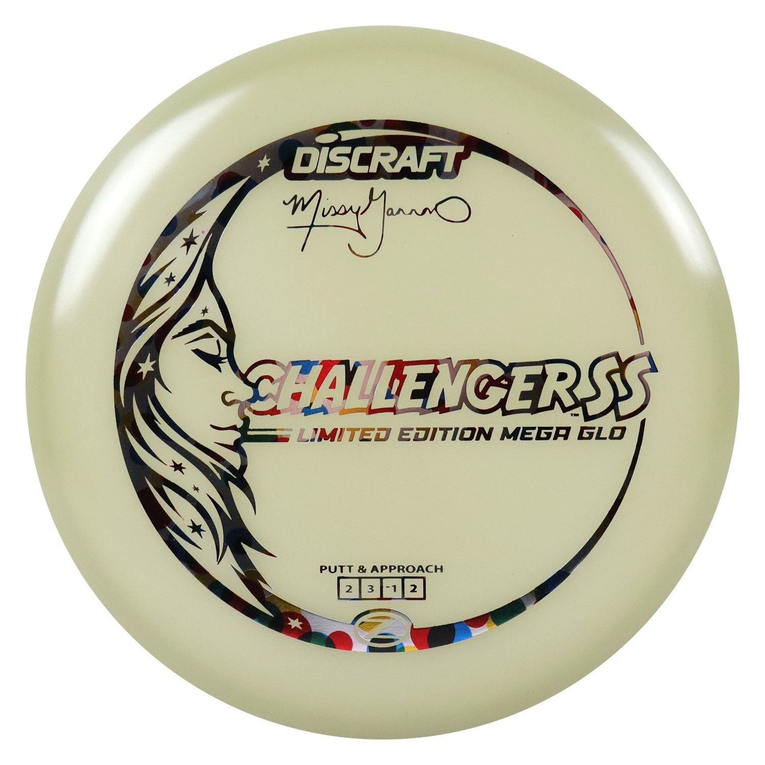 Discraft Disc Golf 2026 Missy Gannon Mega-Glo Challenger SS Putter 2/3/-1/2 - Choose Exact Disc