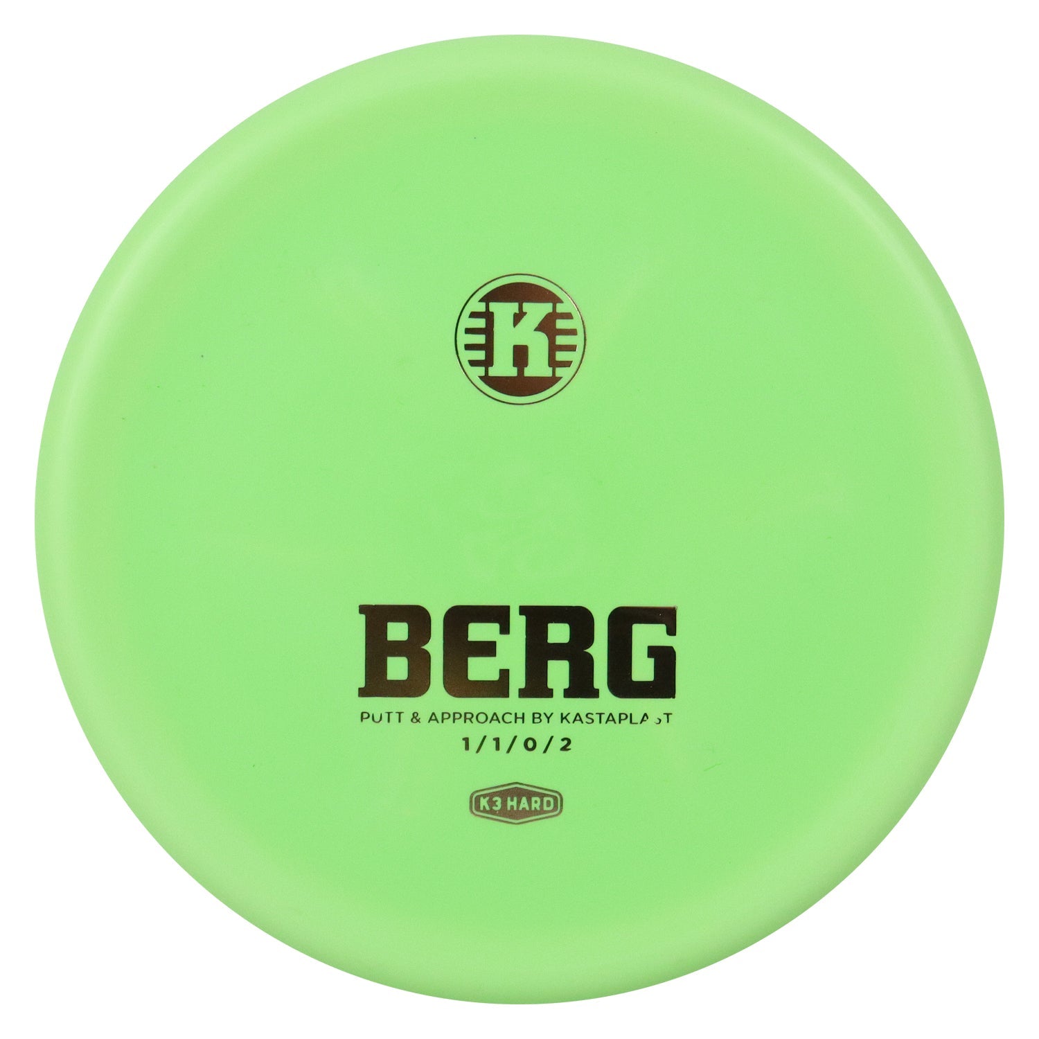 Kastaplast Disc Golf K3 Hard Berg Putter 1/1/0/2 - Choose Exact Disc