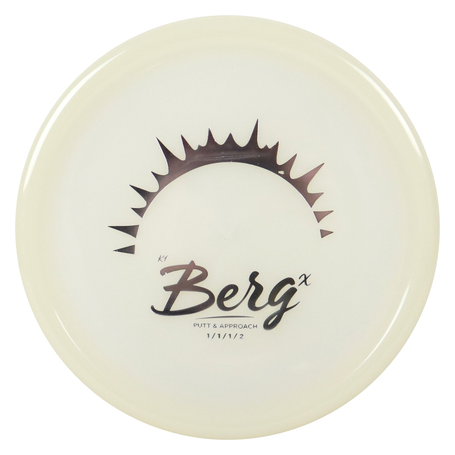 Kastaplast Disc Golf K1 Glow Berg X Putter 1/1/1/2 - Choose Exact Disc