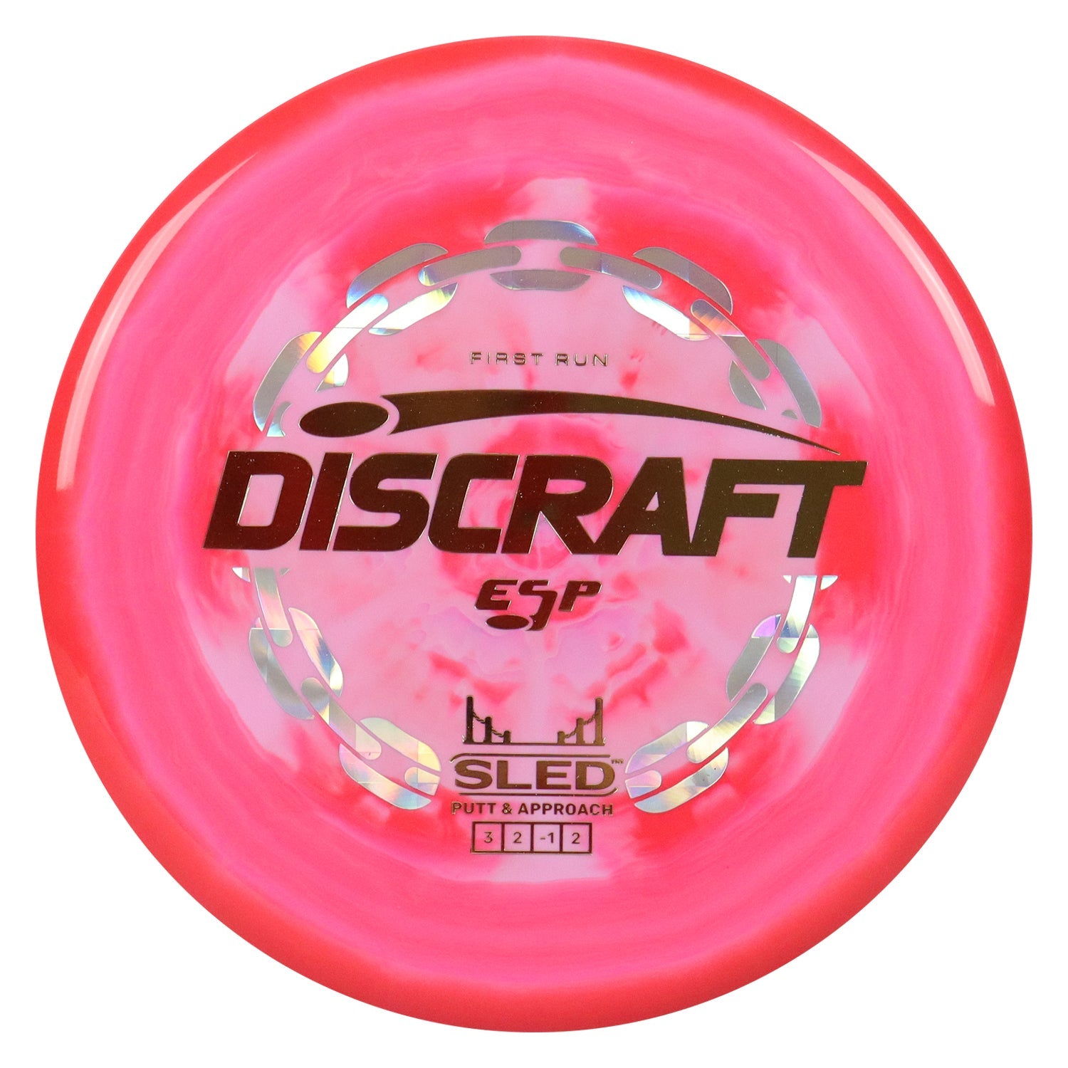 Discraft Disc Golf First Run ESP Sled Putt and Approach 3/2/-1/2 - Choose Exact Disc