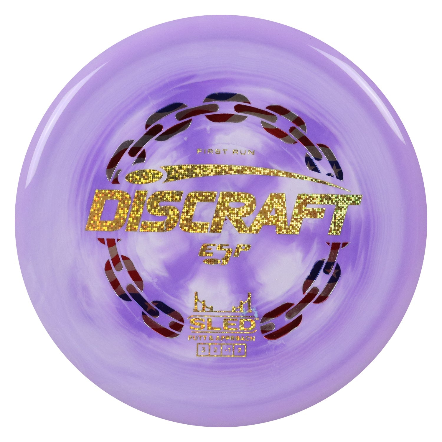 Discraft Disc Golf First Run ESP Sled Putt and Approach 3/2/-1/2 - Choose Exact Disc