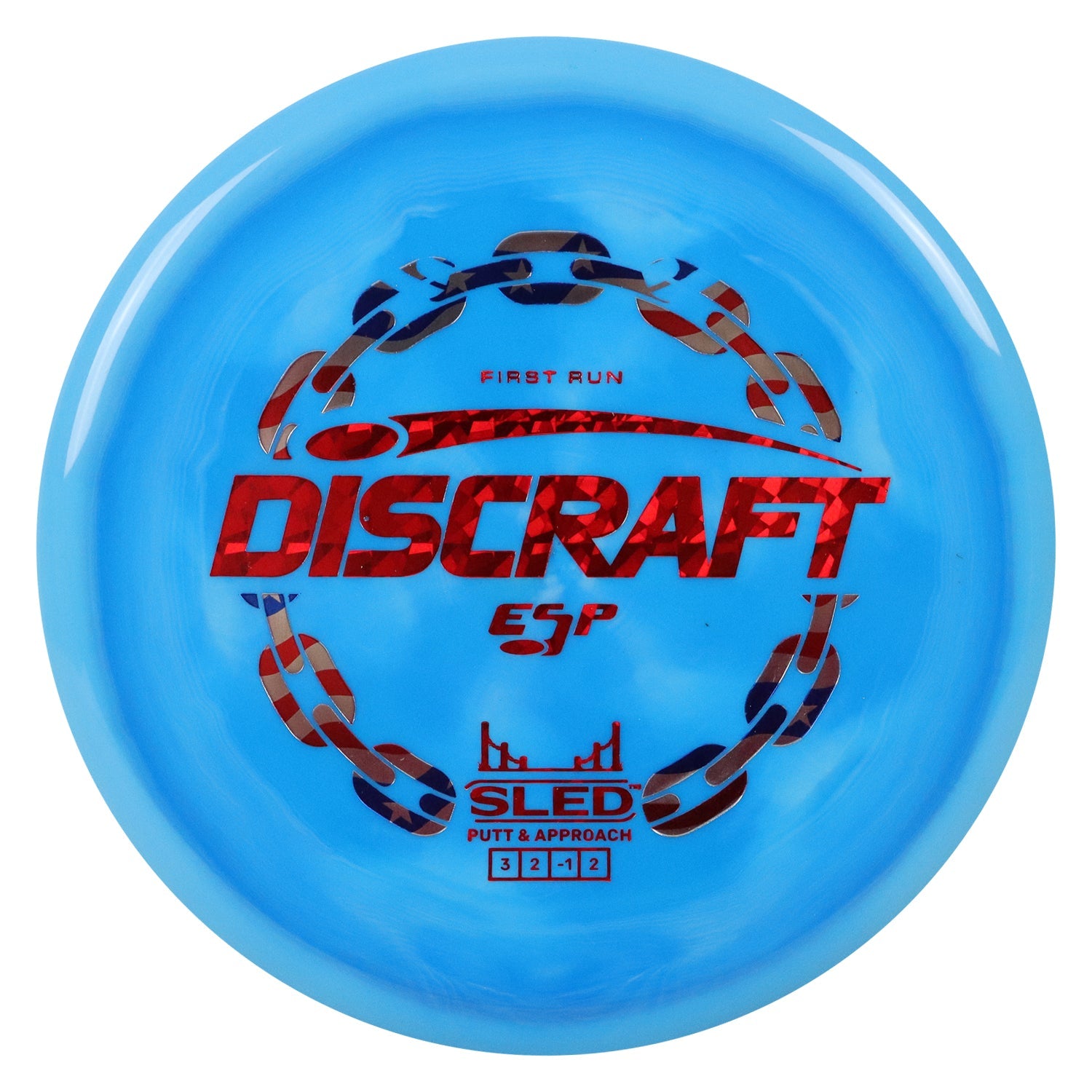 Discraft Disc Golf First Run ESP Sled Putt and Approach 3/2/-1/2 - Choose Exact Disc