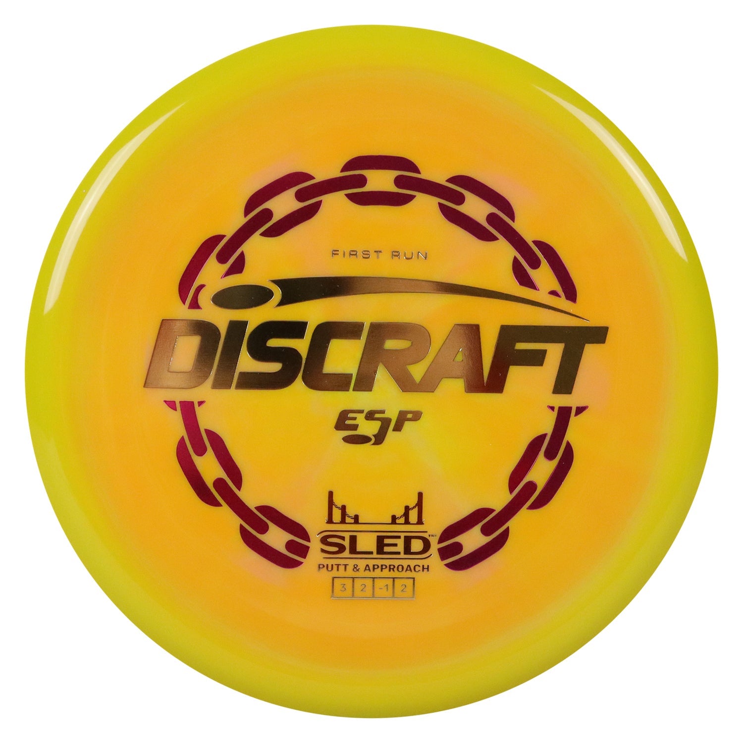 Discraft Disc Golf First Run ESP Sled Putt and Approach 3/2/-1/2 - Choose Exact Disc