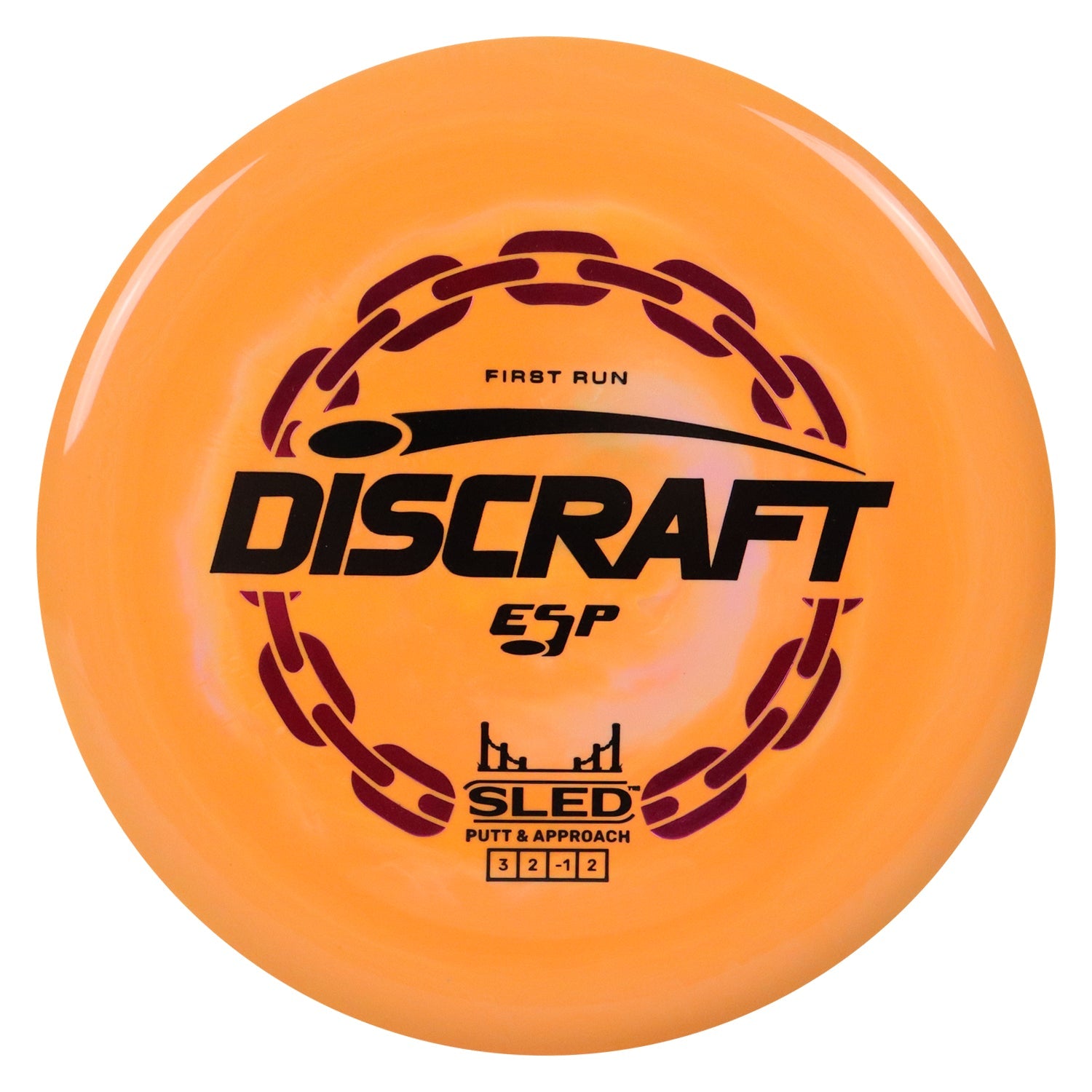 Discraft Disc Golf First Run ESP Sled Putt and Approach 3/2/-1/2 - Choose Exact Disc