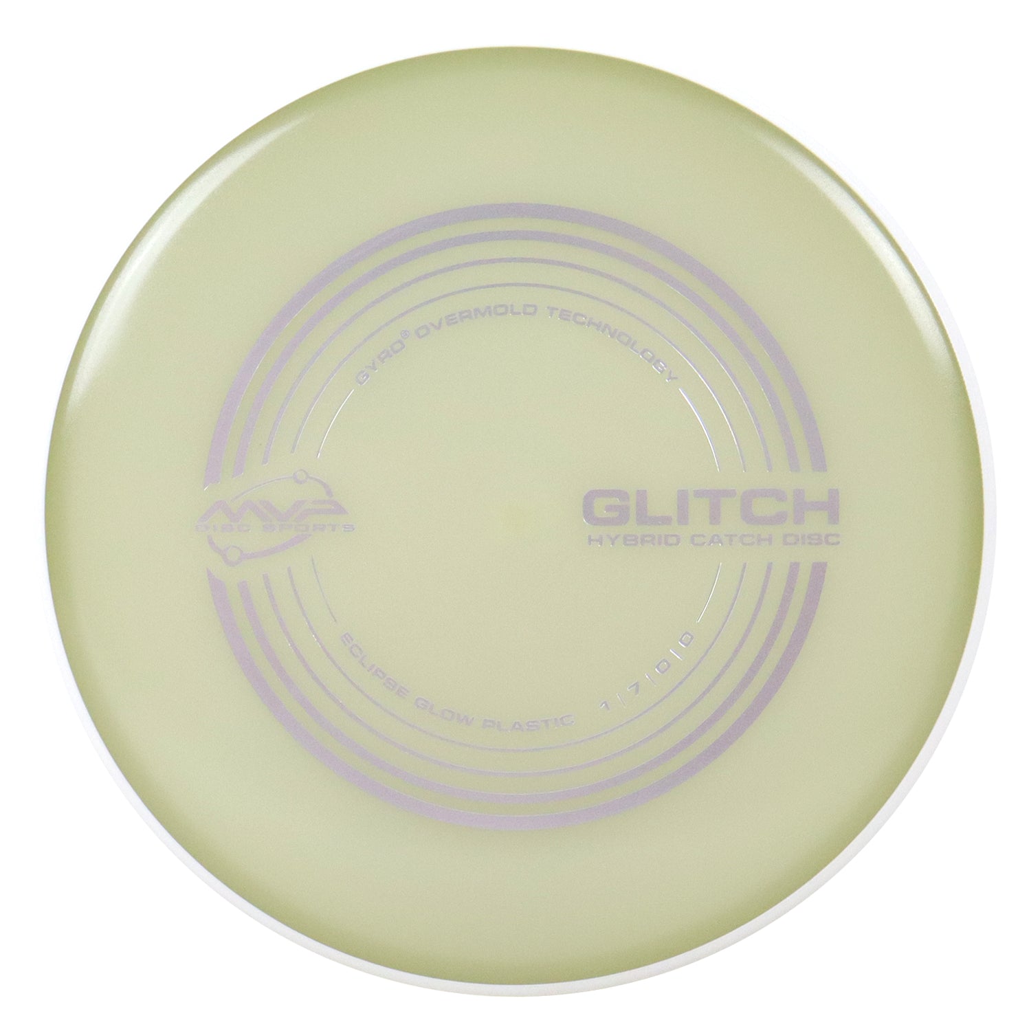 MVP Discs Sports Eclipse Glow Glitch Hybrid Catch Putter 1/7/0/0 - Choose Exact Disc