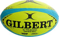 Gilbert G-TR4000 RugbyTraining Ball – Hand Stitchedwith Patented Triangular Grip –Durable 3-Ply WaterproofSurface for College & ClubPractice