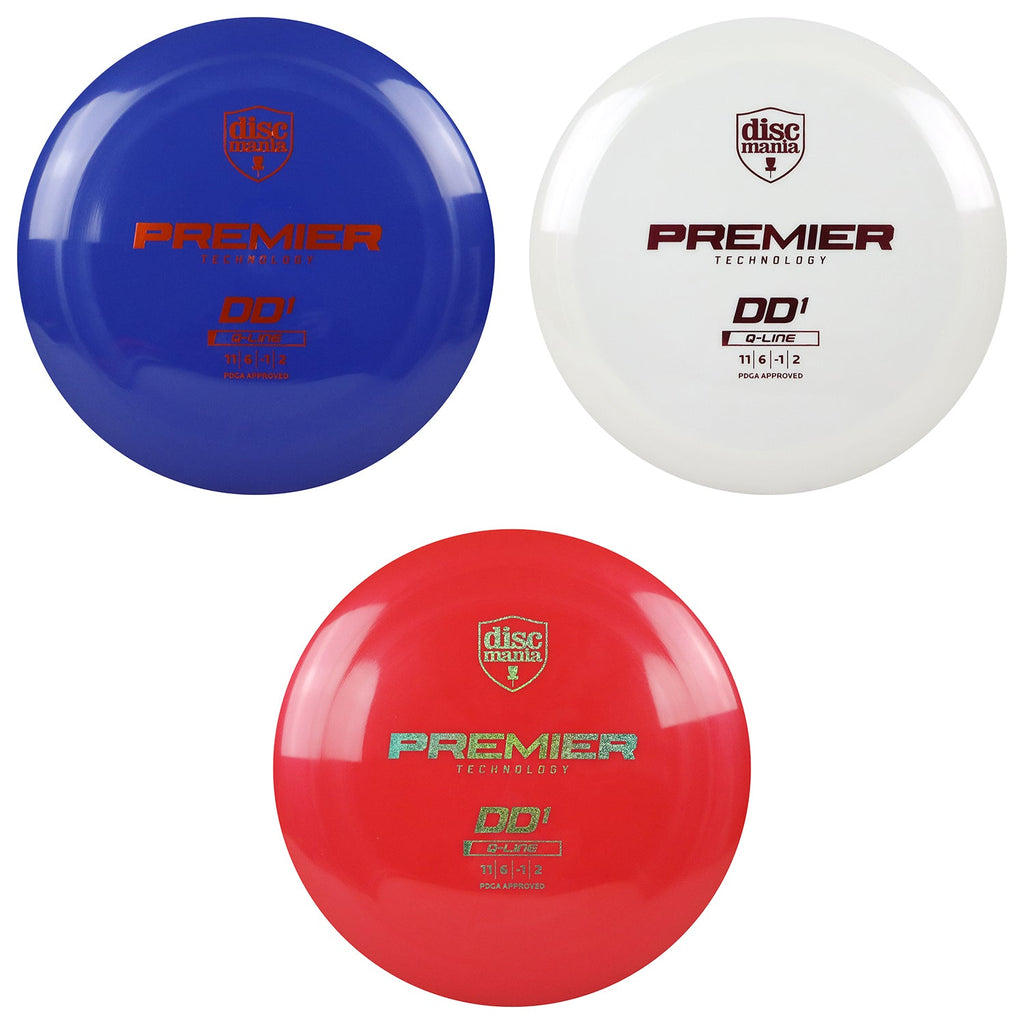 Discmania Disc Golf Premier Q-Line DD1 Distance Driver 11/6/-1/2 - Choose Exact Disc