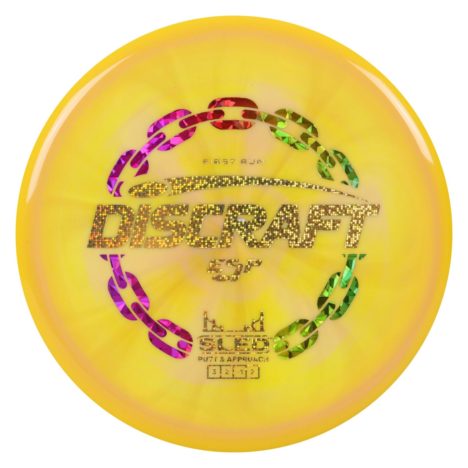Discraft Disc Golf First Run ESP Sled Putt and Approach 3/2/-1/2 - Choose Exact Disc