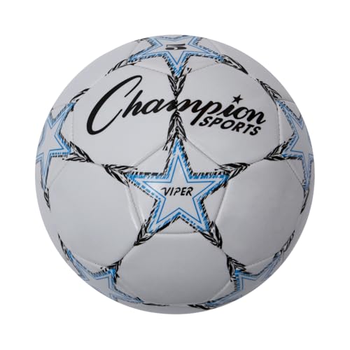 Champion Sports Viper SoccerBall – TPU Soft-Touch TrainingBall in Sizes 3,4,5 forIndoor/Outdoor Play