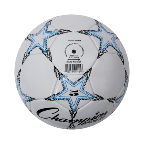 Champion Sports Viper SoccerBall – TPU Soft-Touch TrainingBall in Sizes 3,4,5 forIndoor/Outdoor Play